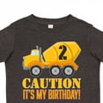 thumbnail image 4 of Inktastic 2nd Birthday Construction Truck, Cement Mixer 2 Years Old Boys or Girls Toddler T-Shirt, 4 of 5