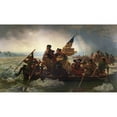 thumbnail image 2 of Emanuel Gottlieb Leutze 14x10 Gold Ornate Wood Frame and Double Matted Museum Art Print Titled - Washington Crossing the Delaware (1851), 2 of 4