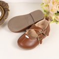 thumbnail image 5 of Otqutp Girl's Ballet Flat Kids Mary Jane Flower Dress Shoes for Wedding Party Girls Cute Flat Princess Shoes with Crossing Strap, 5 of 8