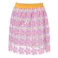 thumbnail image 2 of Richie House Girls' 2 colors flower sequins embroideried charming skirt RH0981, 2 of 2