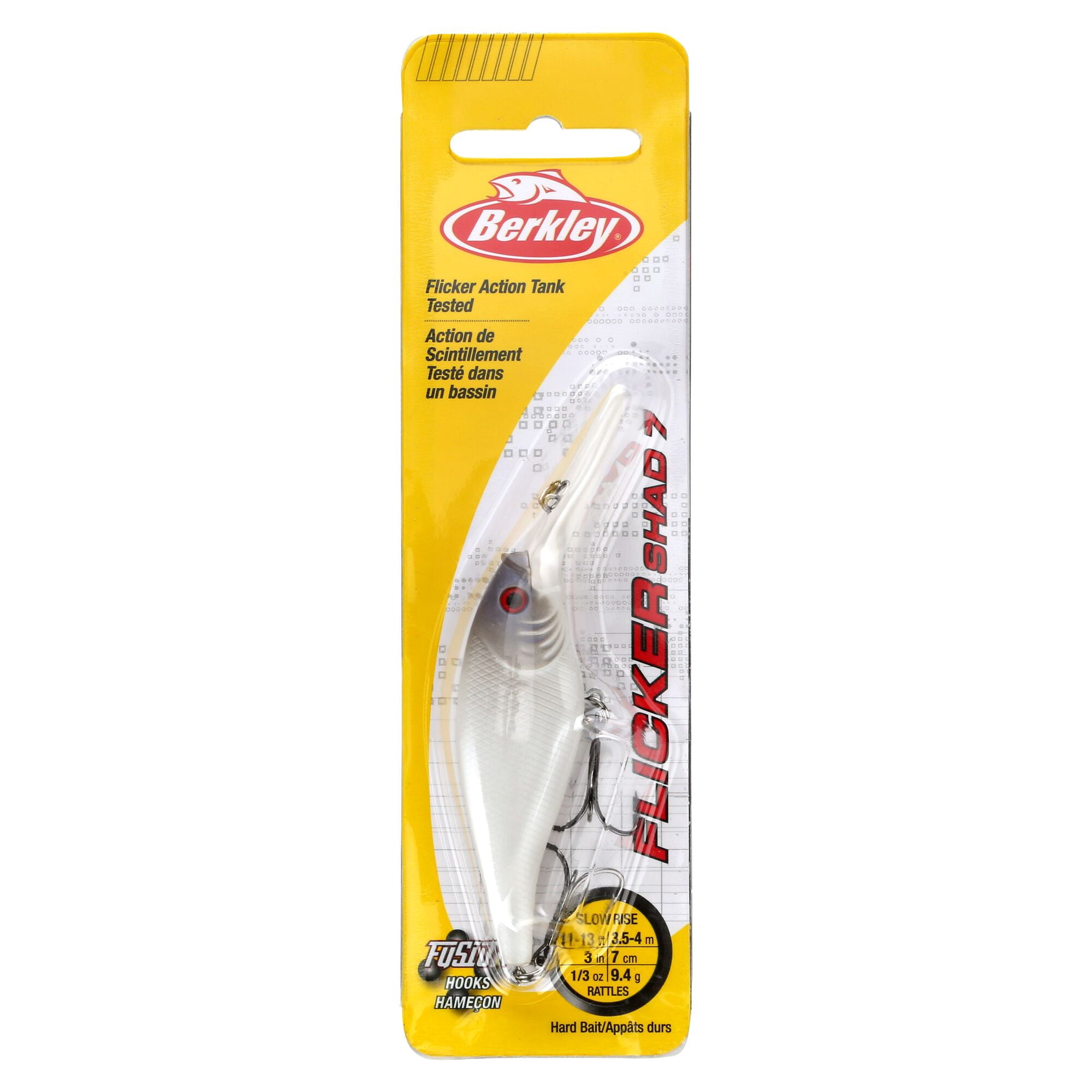 Berkley Flicker Shad®, 2.75 in, Crankbaits, Blue Frost (1 Count)