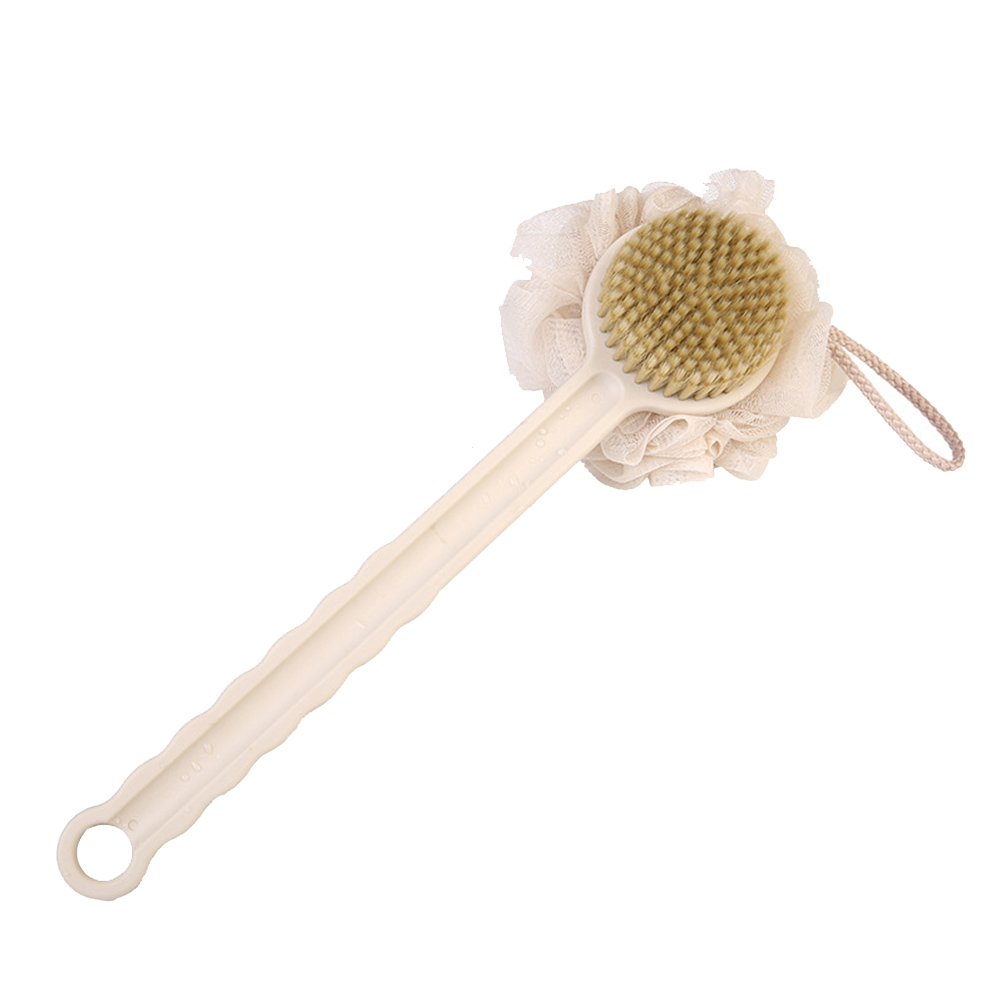 Long Handle Bath Brush with Dense Bristle Back Brush Shower Spa