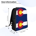 thumbnail image 3 of Carry On Backpack Flag Of Colorado Travel Laptop Backpack For Women Men Traveling Business Hiking Casual Gym, 3 of 7