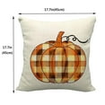 thumbnail image 3 of Hwkond Throw Pillows Cover for Bed 1PC Halloween Thanksgiving Linen Pillowcase Cushion Cover on Clearance, 3 of 3