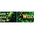 thumbnail image 5 of LUUFILx St Patricks Day Backdrop Banner Leprechaun Party Decor Lucky Charm Rainbow Background Holiday Decorations Balloons Props Celebration Gold Coins, 5 of 9