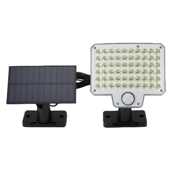 Luz Solar Para Exteriores, 6500 K, Frío, 240 LED, Sensor De Movimiento, Luz Solar Para Valla, Panel De Silicio Policristalino Con Control Remoto Para Patio Trasero