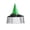 05-Green, variant on Halloween Witch Hat Spiderweb Pointed Top Costume Accessory for Women Girls Cosplay Party Masquerade Prop Silver One Size