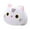 White-1, variant on MeetYTOYS Cat Plush Toy Pillow, Soft Cute Doll Cat Pillow, Stuffed Animal for Kids, Baby Toys Cat Shape Design Sofa Pillow Decoration Doll 25cm/9.85''