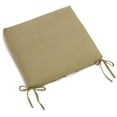 thumbnail image 1 of 20-inch by 19-inch Solid Microsuede Chair Cushion, 1 of 4