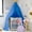 Blue, variant on Tesyar Star Decor Kids Bed Canopy, Breathable Polyester Hanging Crown Net Tent, Nursery Princess Room Decor for Crib & Reading Nook (Pink)