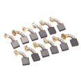 thumbnail image 1 of 10 piezas 18mm x 17mm 7mm Herramienta Electrica Motor Escobilla Carbon para 180, 1 of 5