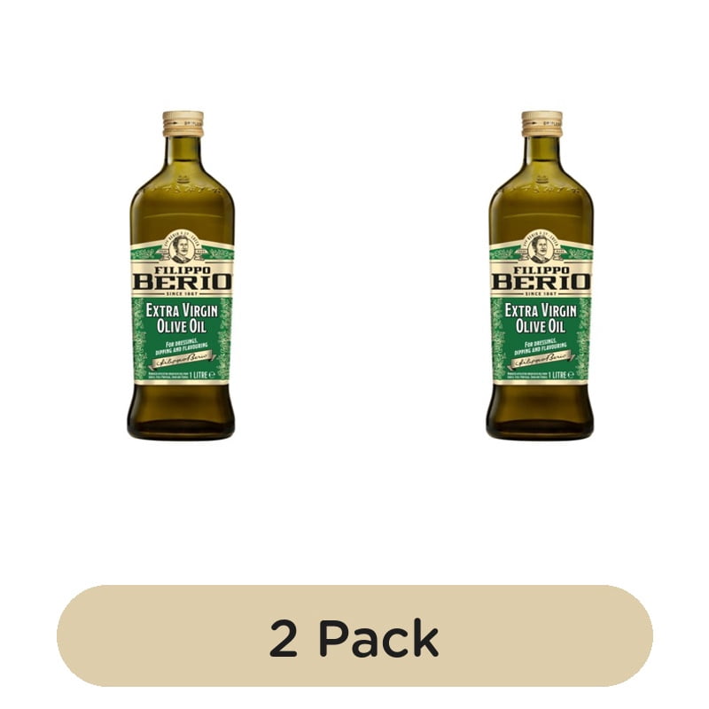 Filippo Berio Olive Oil Extra Virgin 1L, British Import (Pack of 2)