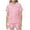 Pink, variant on Odeerbi 2-12 Years Teen Boys Girls Summer Satin Pajamas Notched Lapel Short Sleeve Shirts Shorts Set Soft Loungewear Star Print Sleepwear Teen Boys Girls Clothes