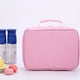 thumbnail image 2 of Bolsa de almuerzo portátil para niños Paquete de aislamiento de lentejuelas Papel de aluminio Bolsa térmica de picnic Bolsa de almacenamiento de conservación de comidas (Rosa), 2 of 6