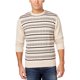 thumbnail image 1 of Suéter de punto de isla justa vintage resistente a la intemperie para hombre, beige, extragrande, 1 of 1