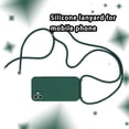 thumbnail image 4 of Methold Funda de silicona para teléfono móvil con correa para el cuello Funda protectora Funda para smartphone Compatible con Teléfono y Comunicación Numero 3, 4 of 6