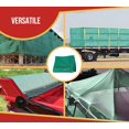 thumbnail image 3 of 12' x 20' Green Heavy Duty 6 Oz 70% Shade Mesh Tarps with Grommets ROLL-Off | Sturdy Mesh Tarp Shades for Sun Light Blockage, Green House, Garden, Swimming Pool, Balcony Privacy Mesh (2 Pack), 3 of 9