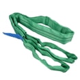 thumbnail image 1 of Eslinga de red, eslinga de elevación de 2T, eslinga de elevación flexible PES, correas de elevación de doble hebilla, uso conveniente, 1 of 9