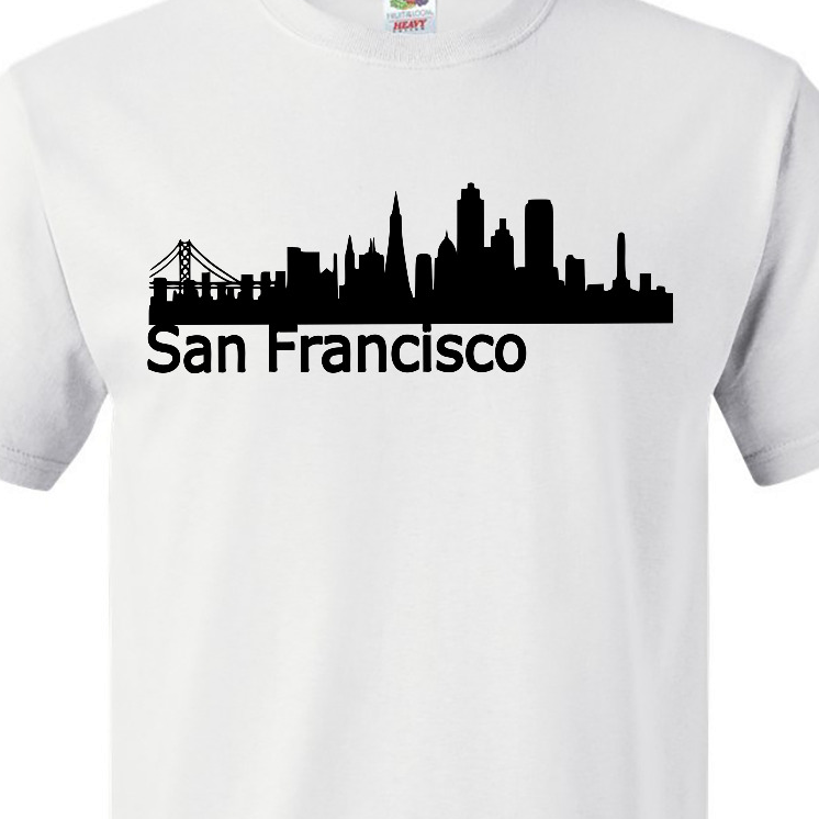 Inktastic San Francisco Skyline T-Shirt - image 3 of 4