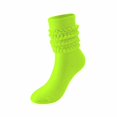 thumbnail image 6 of Wdfiry 3 Pairs Of Men's And Women's Socks Winter Solid Color Warm Bubble Socks Extra Long Tight Knitted Pile Socks, 6 of 6