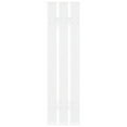 thumbnail image 6 of 12"W x 43"H Mid-America Vinyl, Standard Size Three Board Spaced Shutters, w/Installation Shutter-Lok's & Matching Screws, 117 - Bright White, 6 of 13