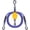 C: Blue & Red 26 ft Boat Tow Harness W/Pulley & Float, variant on SELEWARE Multi-Length Boat Tow Rope and Harness with Stainless Steel Hooks, Floats & Soft Handle, for Tubing, Water Skiing, Wakeboarding (24/26/65/75 ft Options)