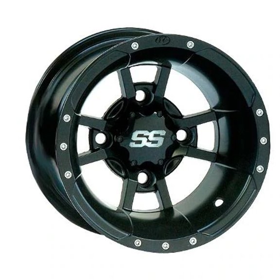 Matte Black 10x5, 4/144, 3 2 ITP SS112 Sport Aluminum Wheel - 1028334536B