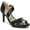 Black Synthetic, variant on LifeStride Womens Mega Strappy Sandals - Medium & Wide Width