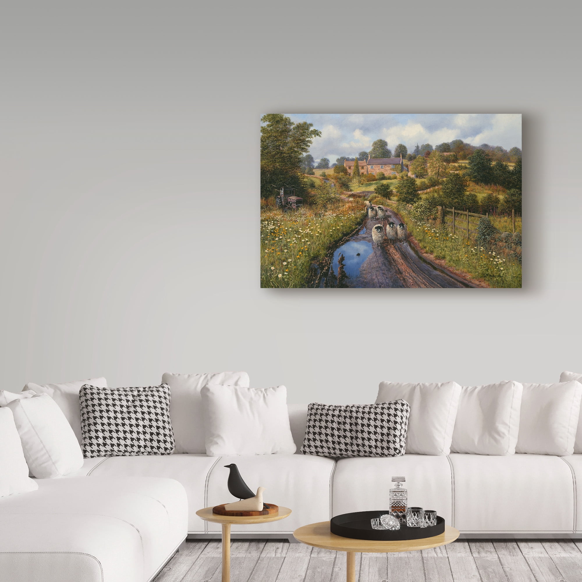 Trademark Fine Art 'Summer Showers' Canvas Art by Bill Makinson