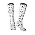 thumbnail image 4 of Daiia Sports Socks Cartoon Animals Printed Novelty Crew Socks for Men Women Knee High Socks Cotton Socks Soft & Breathable Support Unisex Socks, 4 of 9