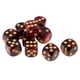 thumbnail image 5 of 10 piezas de dados de 6 caras, dados de resina D6 para juegos de , juegos de , juegos de , juegos de , 10 colores a elegir colorete+negro Hugo Dados de seis caras de 16 mm, 5 of 8