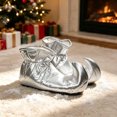 thumbnail image 4 of uublik Womens House Fuzzy Slippers Cozy Memory Foam House Shoes Soft Faux Fur Lightweight Slippers for Indoor Outdoor, Silver, 4 of 6