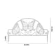 thumbnail image 3 of Juego de valla de plástico para jardín de 4 piezas | Paneles de borde decorativos a prueba de intemperie para macizos de flores, bordes de césped, paisaje de césped | Blanco plegable, portátil,, 3 of 6