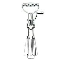 LLDYYDS Rotary Egg Beater,Handheld Vintage Inspired Egg Beater,12 Inch Manual Hand Mixer with Double Head,Household Whisk Cake Accessories