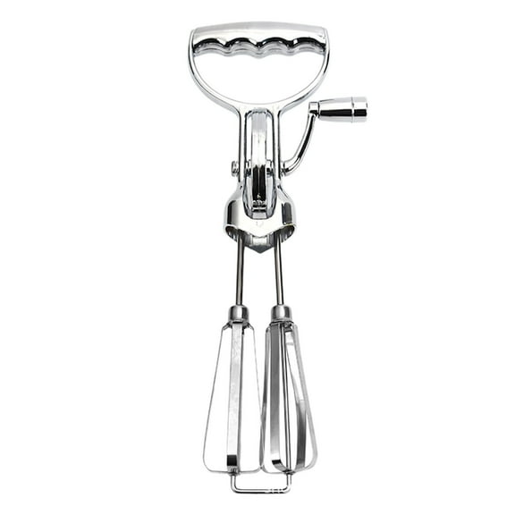 LLDYYDS Rotary Egg Beater,Handheld Vintage Inspired Egg Beater,12 Inch Manual Hand Mixer with Double Head,Household Whisk Cake Accessories