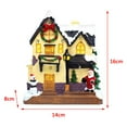 thumbnail image 3 of Navidad Ornamentos en miniatura Iluminio Snow Scene House Mini Tema de Navidad Resina tesanía DIY Navidad Vil Casa Miniatura Nevado Invierno Santa perfecl Casa de pueblo de nieve, 3 of 8