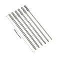 thumbnail image 3 of Uxcell 1/4" Hex Shank 5.9" Length 3PH1-6PH2 Magnetic Screwdriver Bit Set S2 Steel, 3 of 5