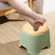 thumbnail image 5 of Muebles de oficina para el hogar, taburete pequeño de plástico grueso para el hogar, para sala de estar, baño, cambio de zapatos, taburetes pequeños de plástico resistentes y ligeros., 5 of 6