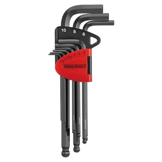 Teng Tools 8 Piece C Type Hook And Pin Wrench Set - Adjustable Spanner For Locknuts & Bearings
