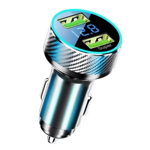 2 en 1 USB Adaptateur de chargeur de voiture 300W Charge très rapide avec moniteur de tension