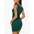 thumbnail image 4 of Vestido Trendy Queen Mini Summer 2025 con hombros descubiertos, verde para W, 4 of 6