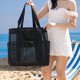thumbnail image 1 of Mesh Shower Rack Portable Dry Hanging Wash Bag For College Dorm Room Travel Tote Bag For Camping Bathroom Beach Swimming Gym, 1 of 9