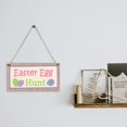 thumbnail image 1 of Decorativa Feliz Pascua huevo conejo madera colgante placa hogar signo decorativo (JM01151) Tmvgtek Decoración hogareña, 1 of 3