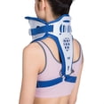 thumbnail image 2 of Neck Brace Support Orthosis, Adjustable Cervical Collar, Fixable Neck Posture Corrector, Pain Relief, Traction Spine Alignment, 2 of 7