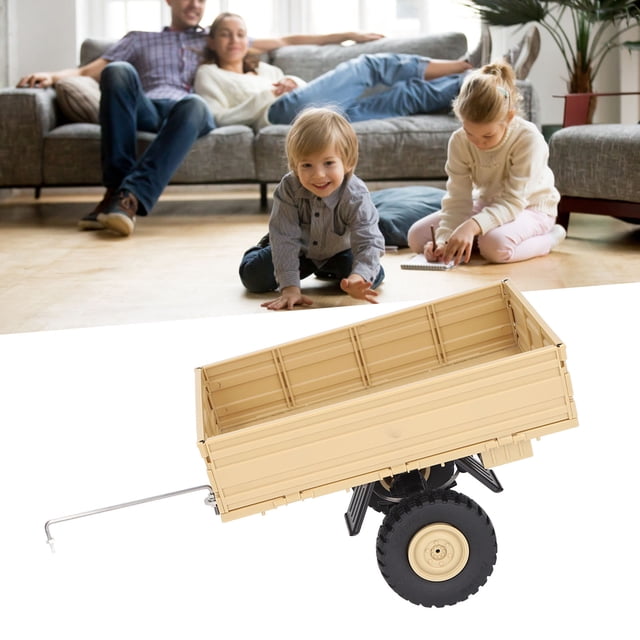 RC Remorque de Voiture Télécommandée Porte-Cargo Pièces de Mise à Niveau pour Modèle P06 Jeu Amusant Plastique Acier Inoxydable 1 à 2 Joueurs