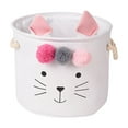 thumbnail image 2 of PRETXORVE Storage Wardrobe Classified Storage Portable Storage Organiser Home Fabric Storage Basket, 2 of 6
