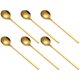 thumbnail image 1 of ColoMX 6 unids multifunción cucharas de café ligero lujosas cucharas de café cucharas de mezcla de café, 1 of 7
