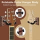 thumbnail image 3 of 2 Piezas Soporte para Guitarra Pared en Forma de U, Soporte de Pared para Guitarra, Colgr de Guitarras, con 8 Púas de Guitarra, para Fender, Acústica, Eléctrica Bajo, Mandolina y Banjo, 3 of 4