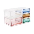 thumbnail image 3 of cajas organizadoras de casa de muñecas Caja de almacenamiento para en miniatura 1/6 de 5 piezas, caja de juguetes apilable, microadorno de paisaje con cajón para muñecas,, 3 of 8
