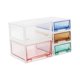 thumbnail image 3 of Caja de almacenamiento para transparente, 5 uds., 1/6, caja de juguetes apilable, accesorios para con cajón perfke cajas organizadoras de casa de muñecas, 3 of 9